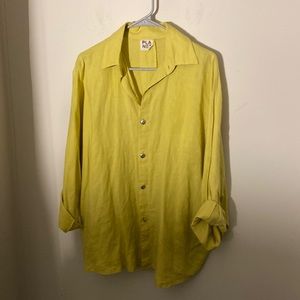 Women’s Plant Linen Shirt